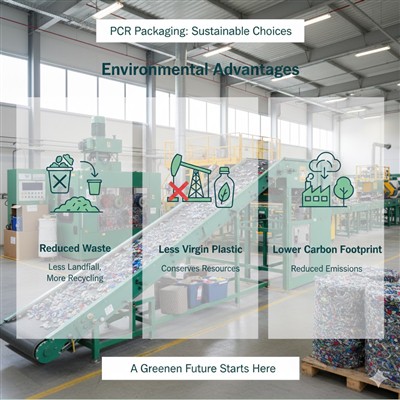 কাস্টম পিসিআর প্যাকেজিংয়ের জন্য পিসিআর প্লাস্টিকের সাধারণ প্রকার